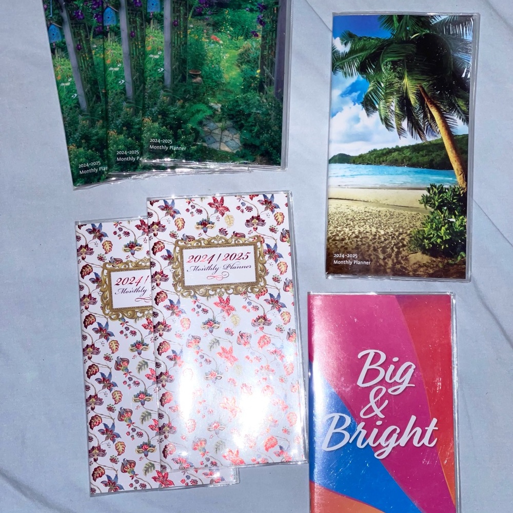 Half retail price NEW 2024-2025 Pocket Planners